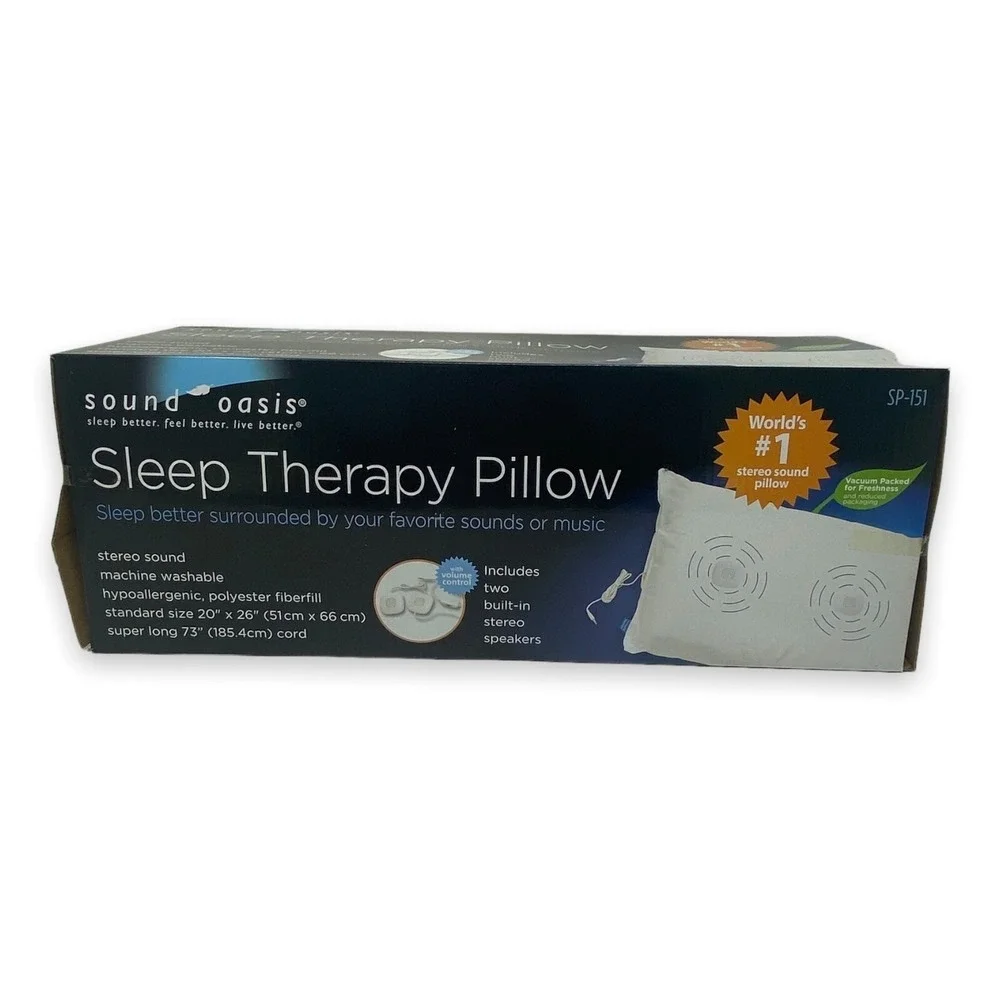Sound Oasis SP-151 Sleep Therapy‎ Pillow Volume Control Tinnitus 20